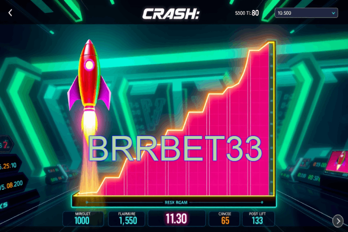 Jogue Crash e ganhe alto na BRRBET33!